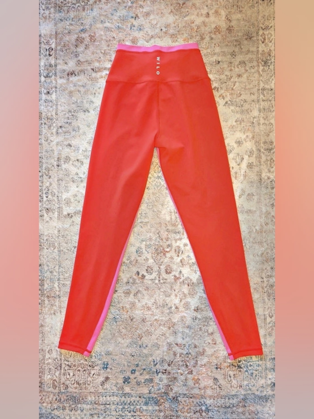 WILO The Label High Rise Leggings XS Coral Pink